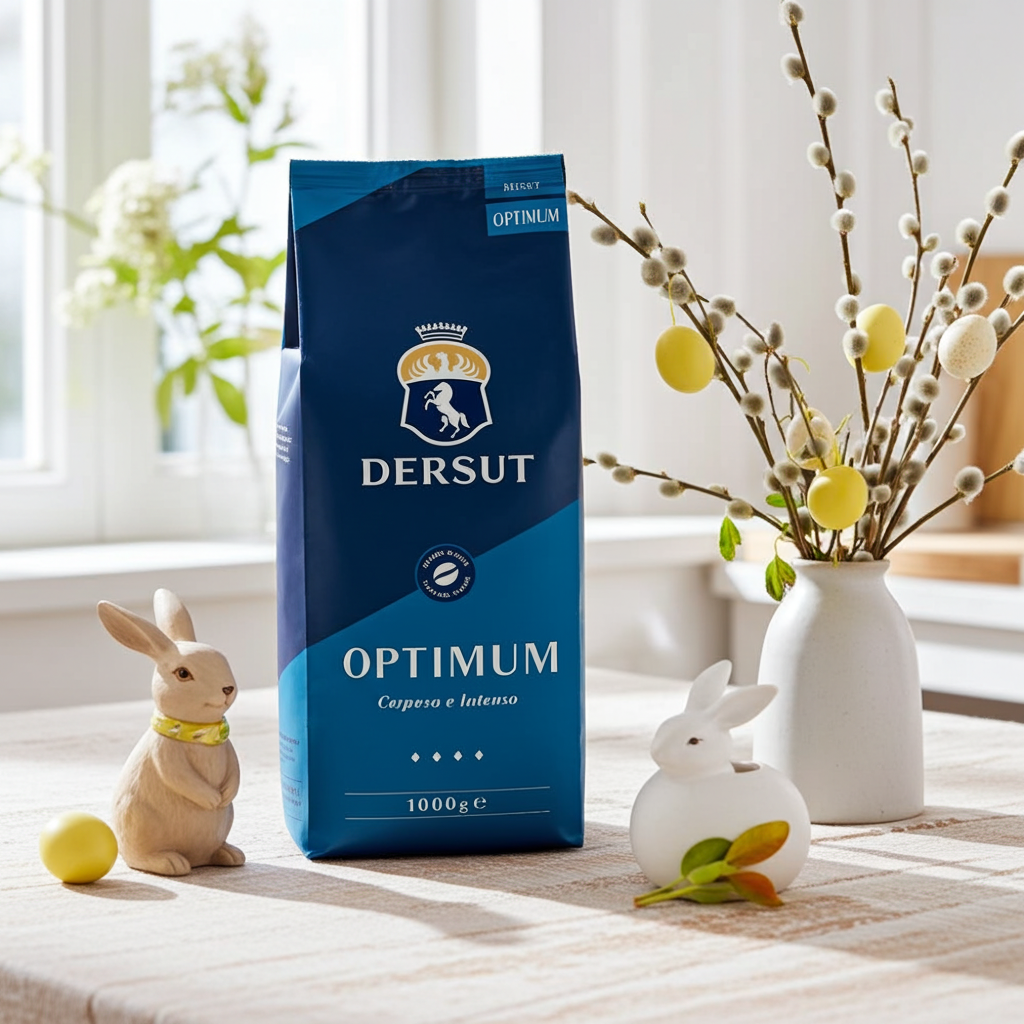 Kawa DERSUT CAFFE OPTIMUM ROSSO - ziarnista 1 kg WŁOSKA KAWA PREMIUM