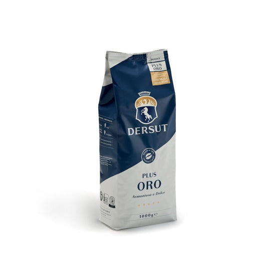 Kawa DERSUT CAFFE PLUS ORO - ziarnista 1 kg WŁOSKA KAWA PREMIUM